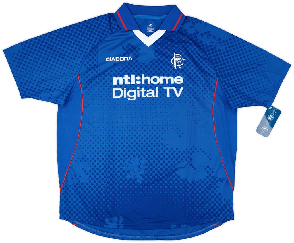 2002-03 Rangers Home Shirt (XL)