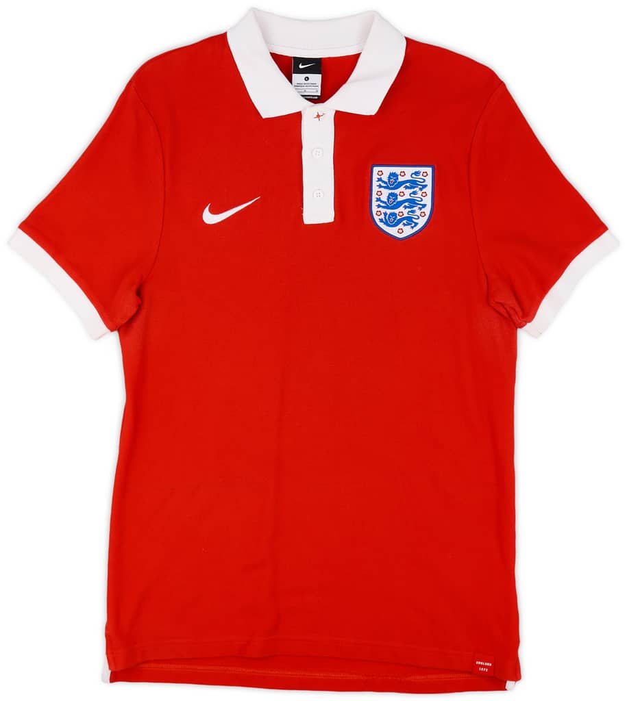2016-17 England NIke Polo Shirt - 9/10 - (L)