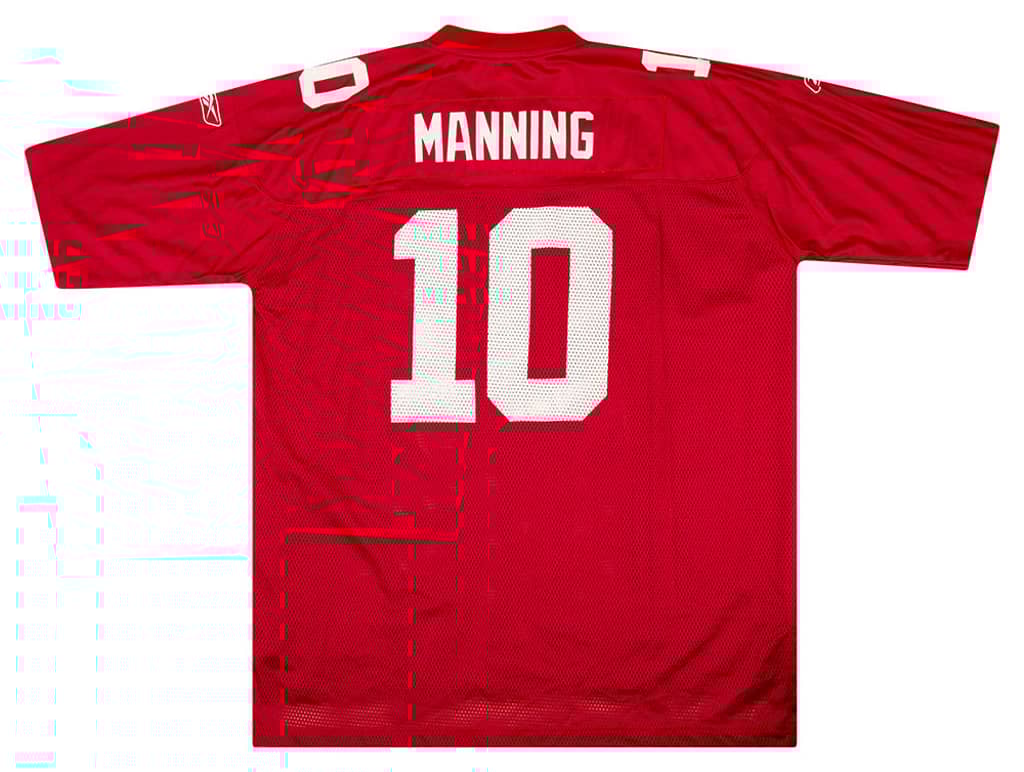 2005-06 New York Giants Manning #10 Reebok On Field Jersey (Alternate) XXL
