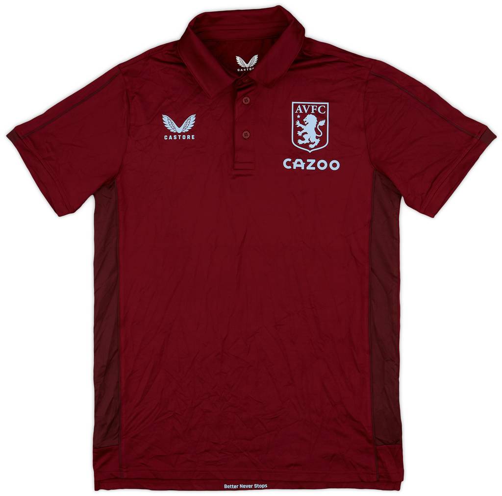 2022-23 Aston Villa Castore Polo Shirt - 8/10 - (S)