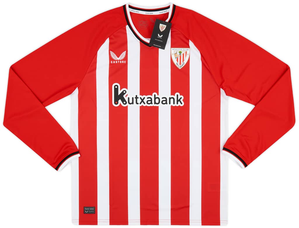 2023-24 Athletic Bilbao Home L/S Shirt Williams #9