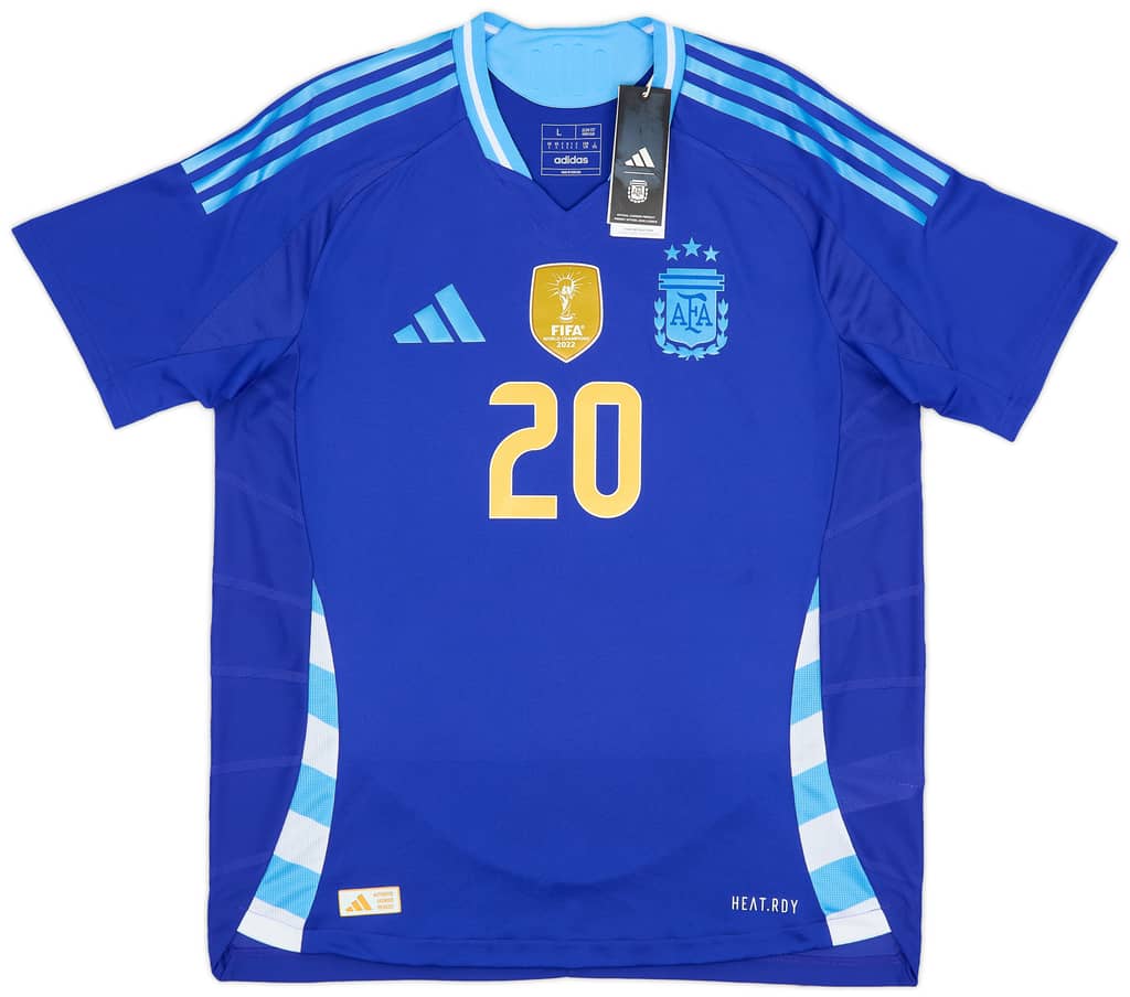 2024-25 Argentina Authentic Away Shirt Mac Allister #20