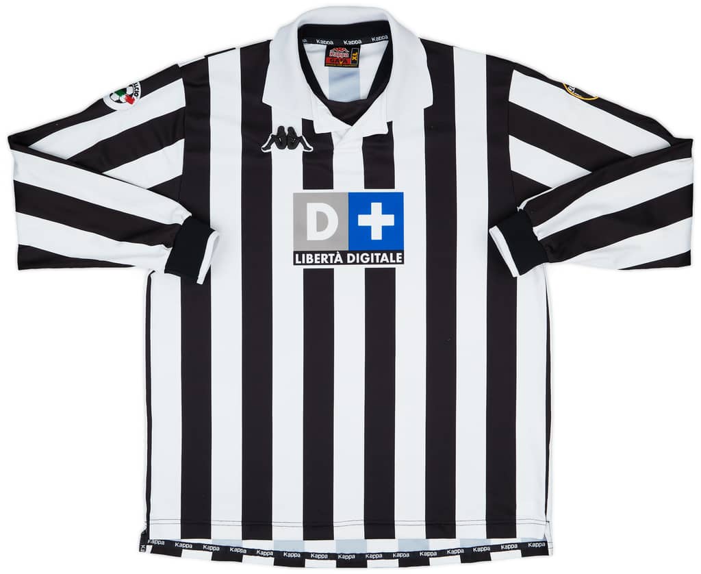 1998-99 Juventus Match Issue Home L/S Shirt #5