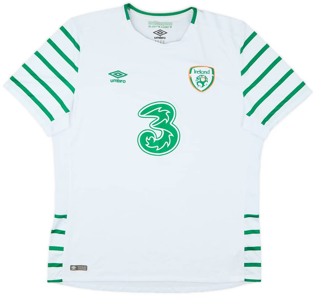2016-17 Ireland Away Shirt - 7/10 - (XXL)