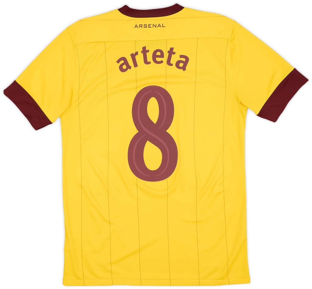 2010-13 Arsenal Away Shirt Arteta #8 - 8/10 - (S)