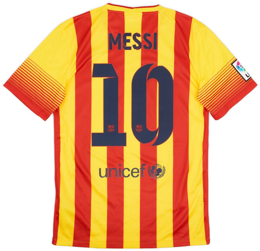 2013-15 Barcelona Away Shirt Messi #10 (S)