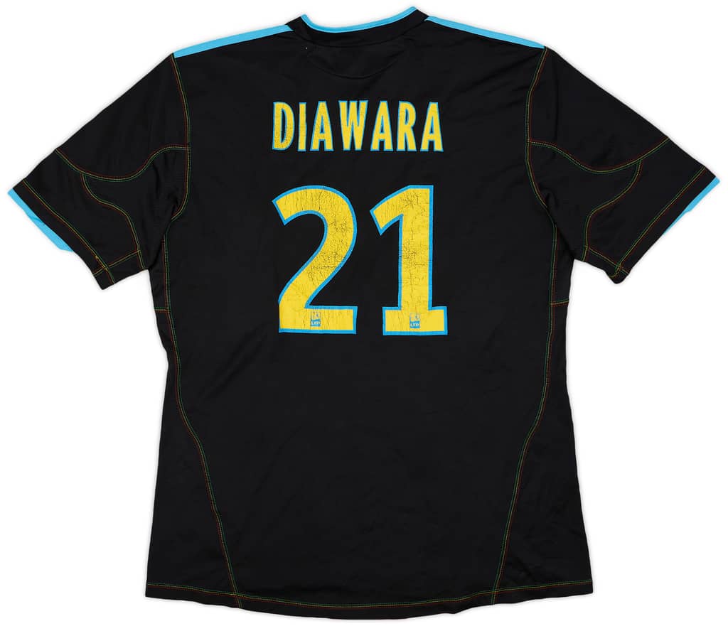 2010-11 Olympique Marseille Third Shirt Diawara #21 - 6/10 - (L)