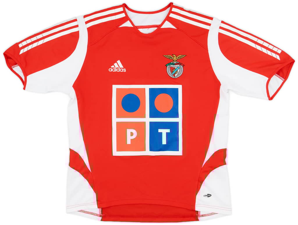 2005-06 Benfica Home Shirt - 8/10 - (L.Boys)