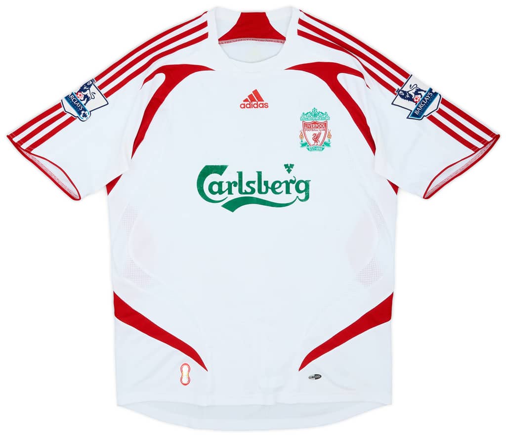 2007-08 Liverpool Away Shirt Gerrard #8 - 5/10 - (XL)