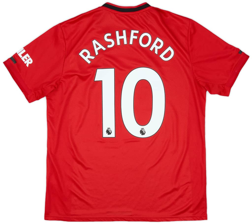 2019-20 Manchester United Home Shirt Rashford #10 - 8/10 - (L)