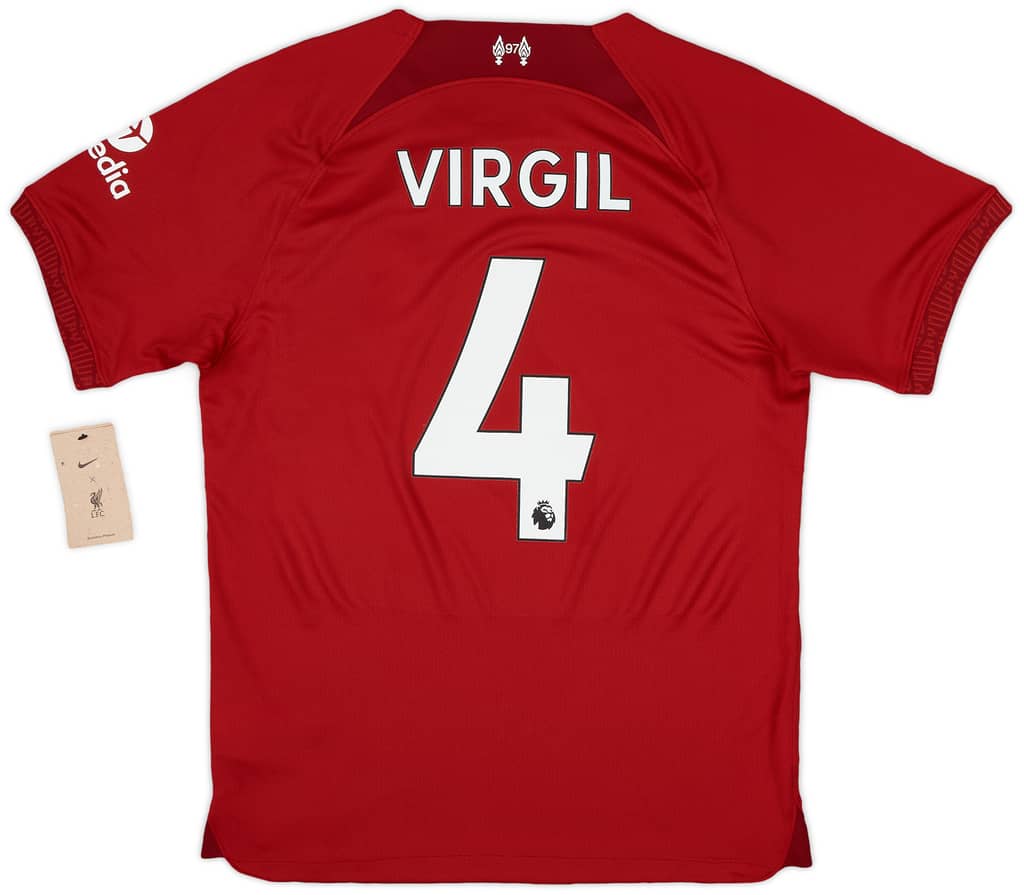 2022-23 Liverpool Home Shirt Virgil #4 (S)
