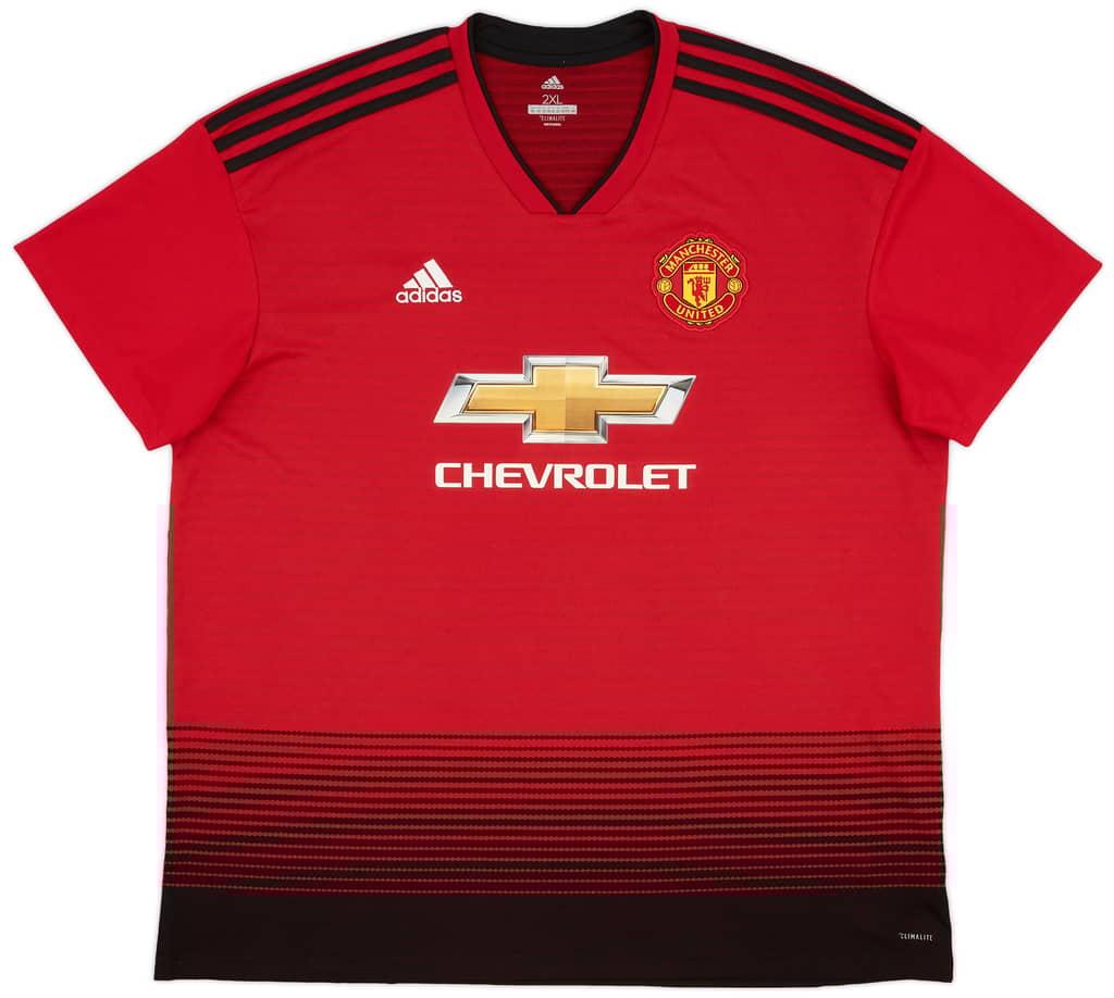 2018-19 Manchester United Home Shirt - 9/10 - (XXL)