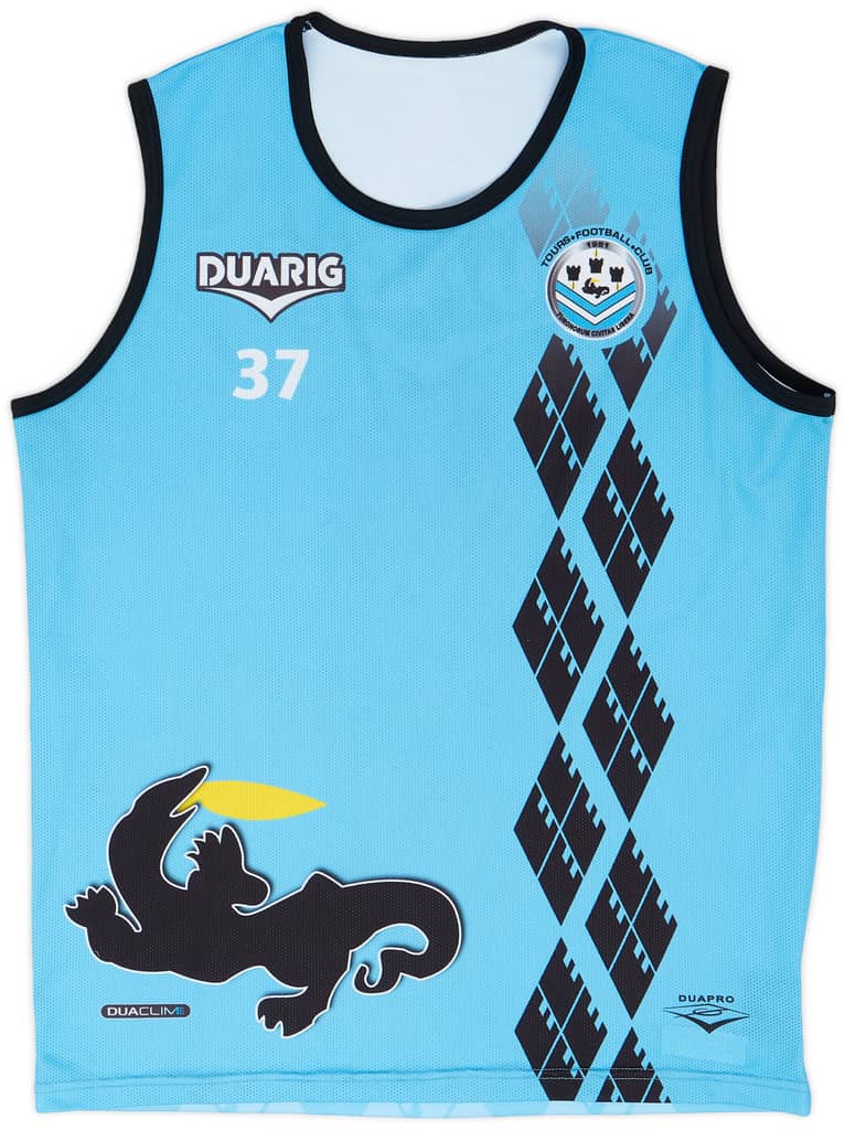 2011-12 Tours Duarig Player Issue Training Vest #37 - 8/10 - (M)