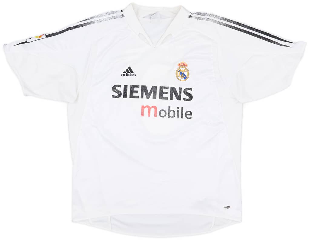 2004-05 Real Madrid Home Shirt Zidane #5 - 5/10 - (XL)