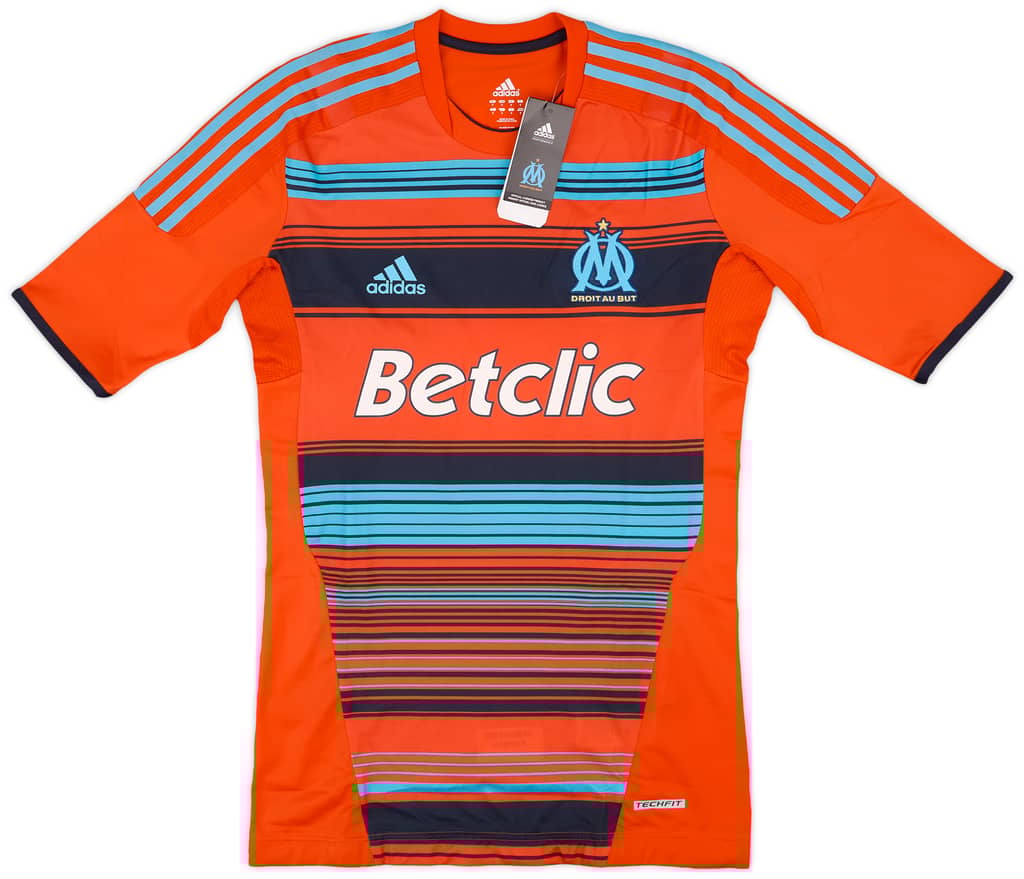 2011-12 Olympique Marseille Techfit Player Issue Third Shirt Lucho #8 (M)