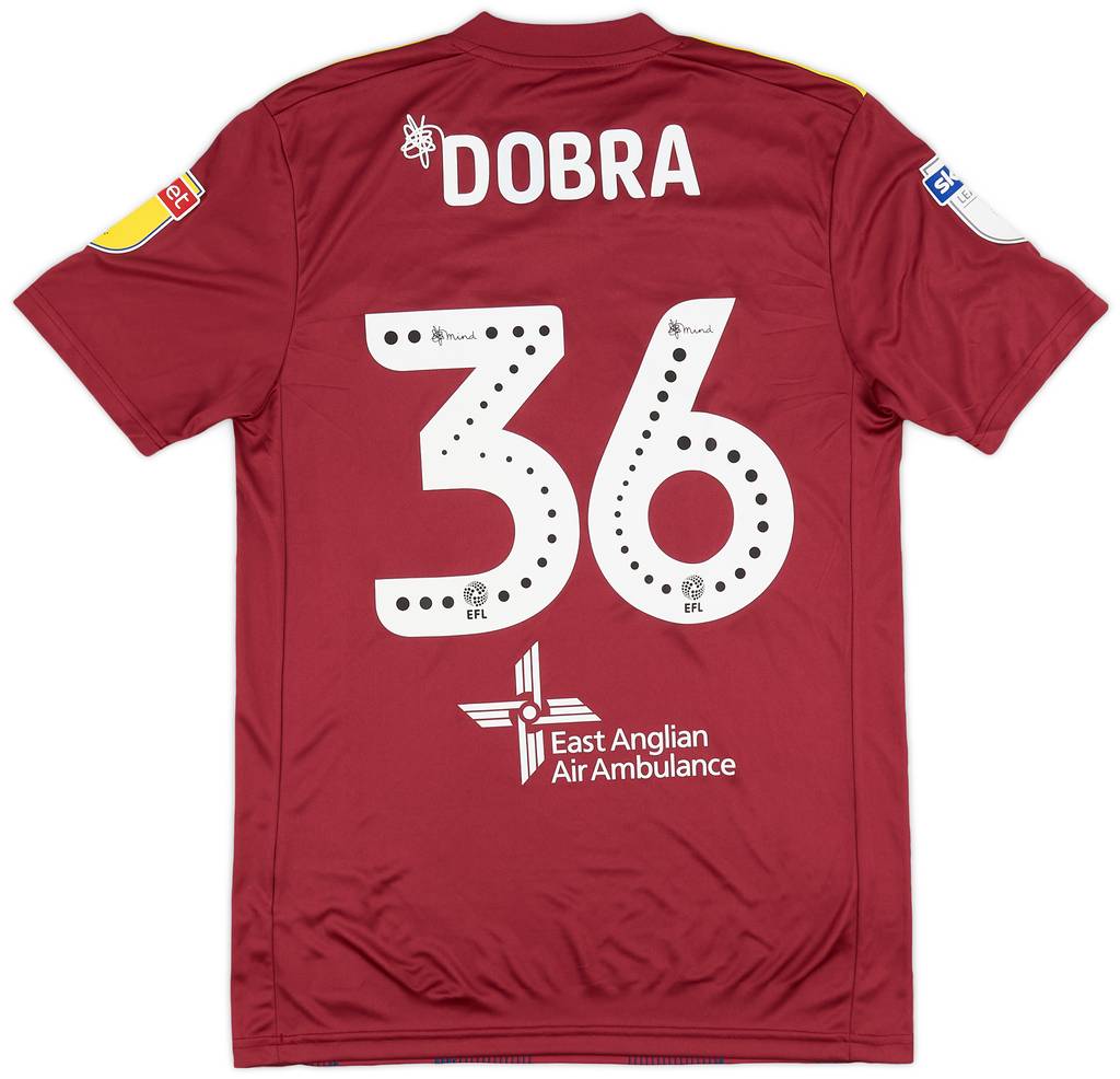 2019-20 Ipswich Match Issue Away Shirt Dobra #36