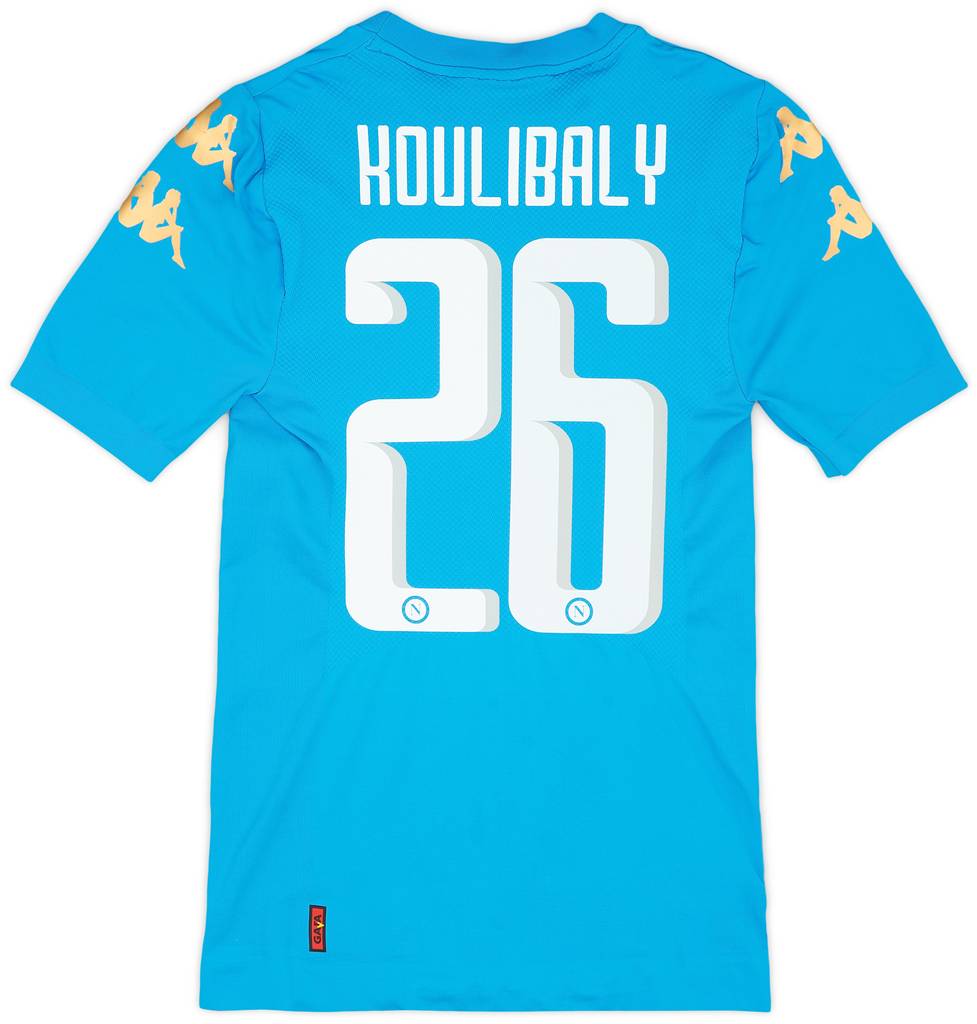 2016-17 Napoli Authentic Home European Shirt Koulibaly #26 (M)