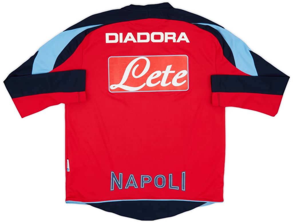 2015-16 Napoli Kappa Training L/S Shirt - 7/10 - (S)