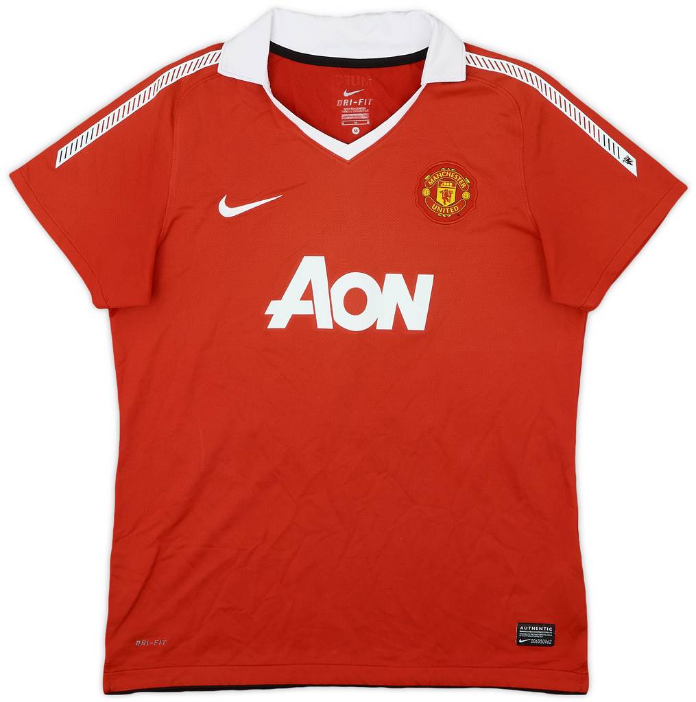 2010-11 Manchester United Home Shirt Rooney #10 - 7/10 - (Women's M)