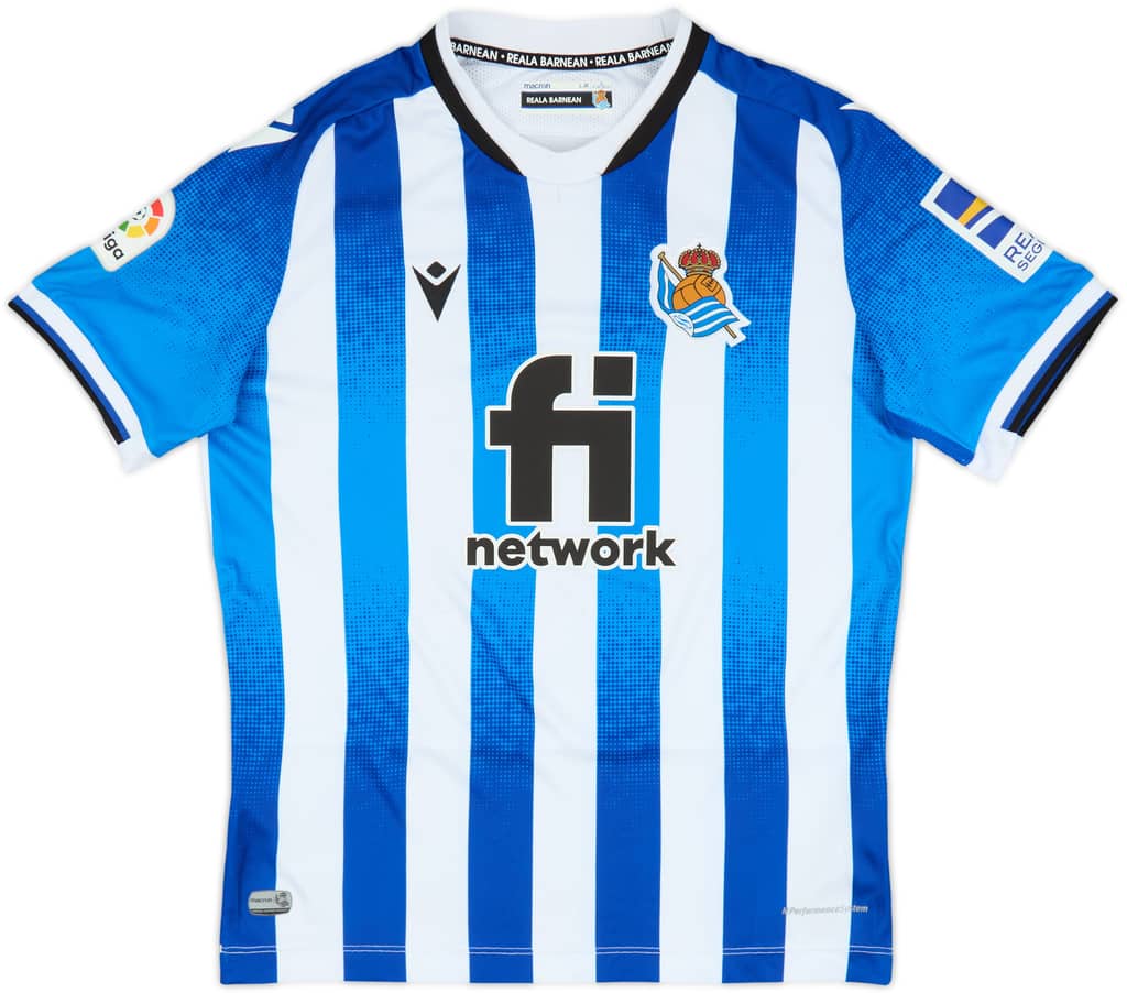 2021-22 Real Sociedad Home Shirt - As New - (KIDS)