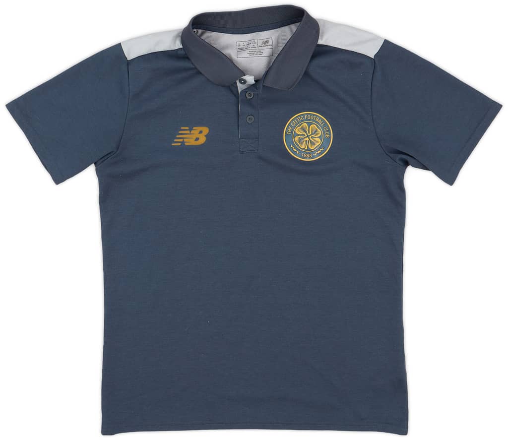 2016-17 Celtic New Balance Polo Shirt - 8/10 - (S)