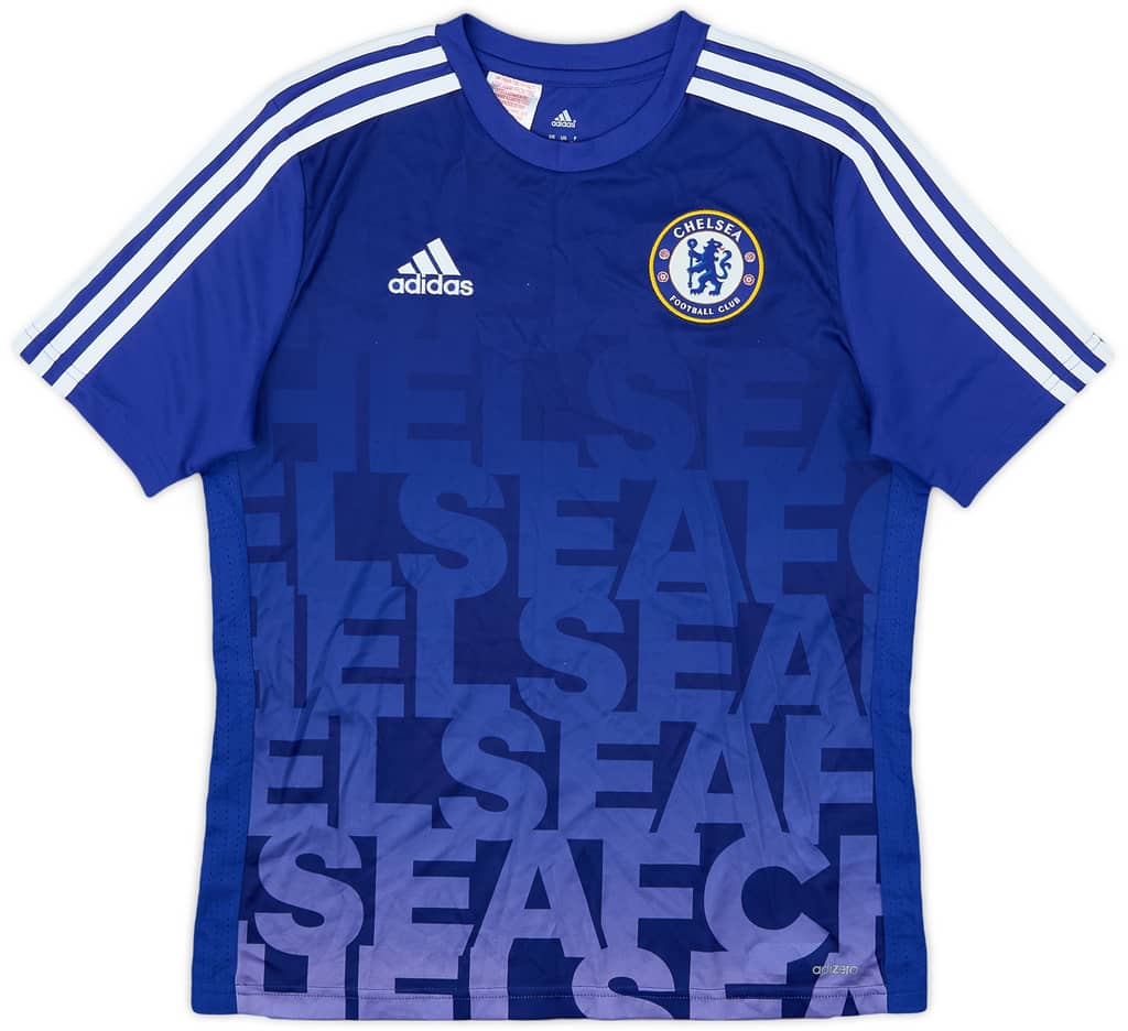 2015-16 Chelsea adizero Training Shirt - 9/10 - (L.Boys)