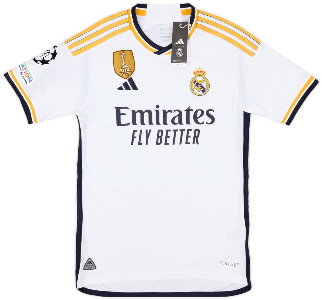 2023-24 Real Madrid Authentic Home CL Shirt Rudiger #22 (XS)