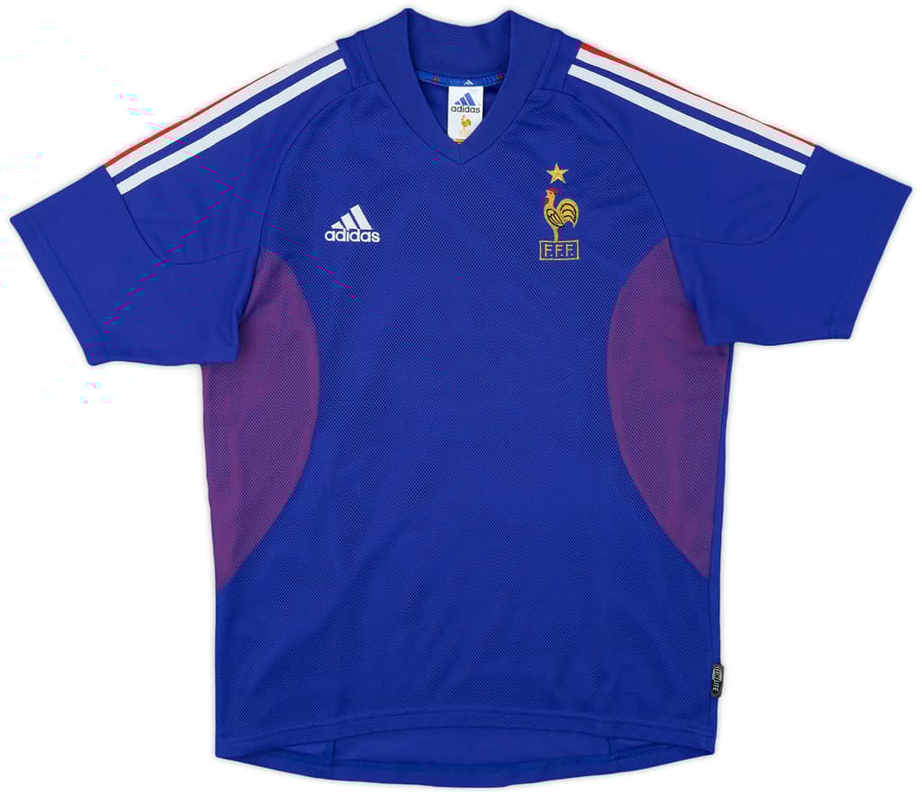 2002-04 France 'Signed' Home Shirt - 9/10 - (S)