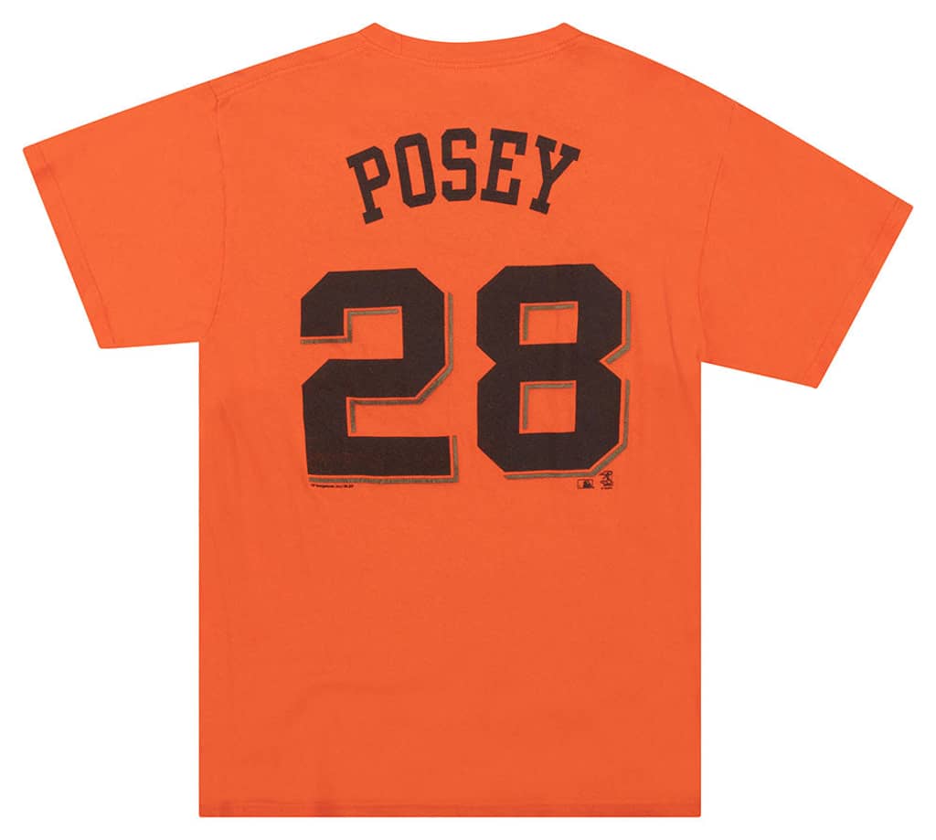 2010s San Francisco Giants Posey #28 Majestic Graphic Tee M