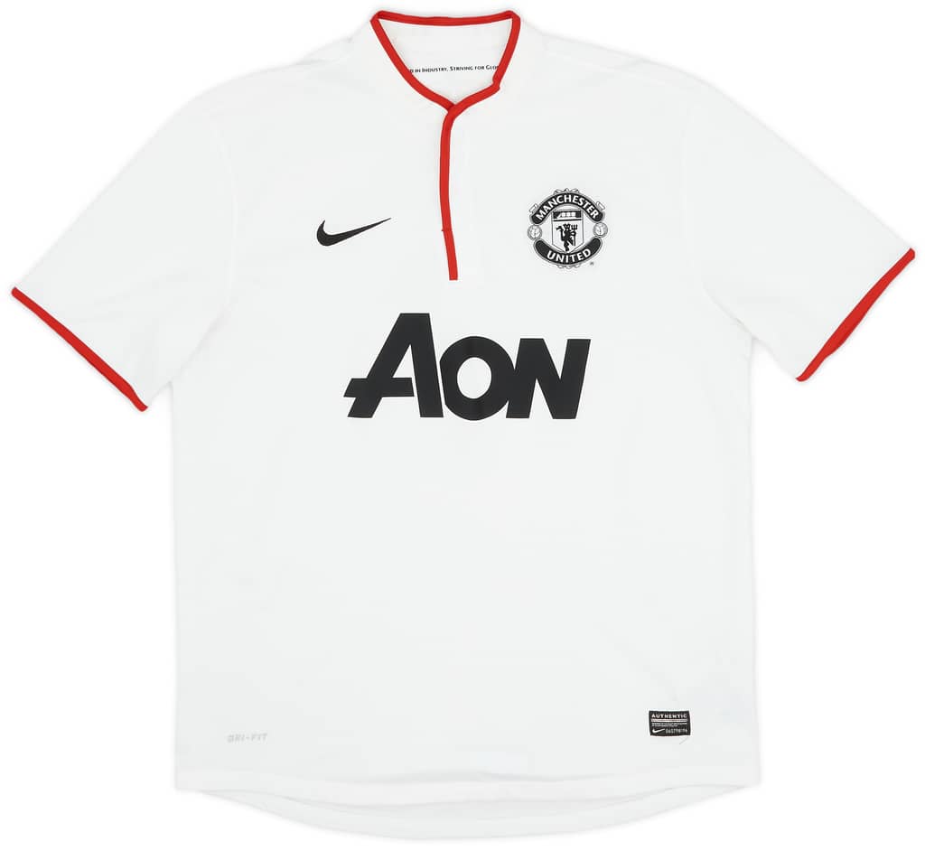 2012-14 Manchester United Away Shirt Evra #3 - 8/10 - (L)