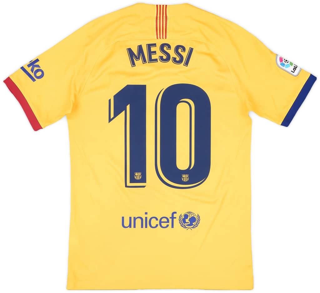 2019-20 Barcelona Away Shirt Messi #10 - 6/10 - (S)