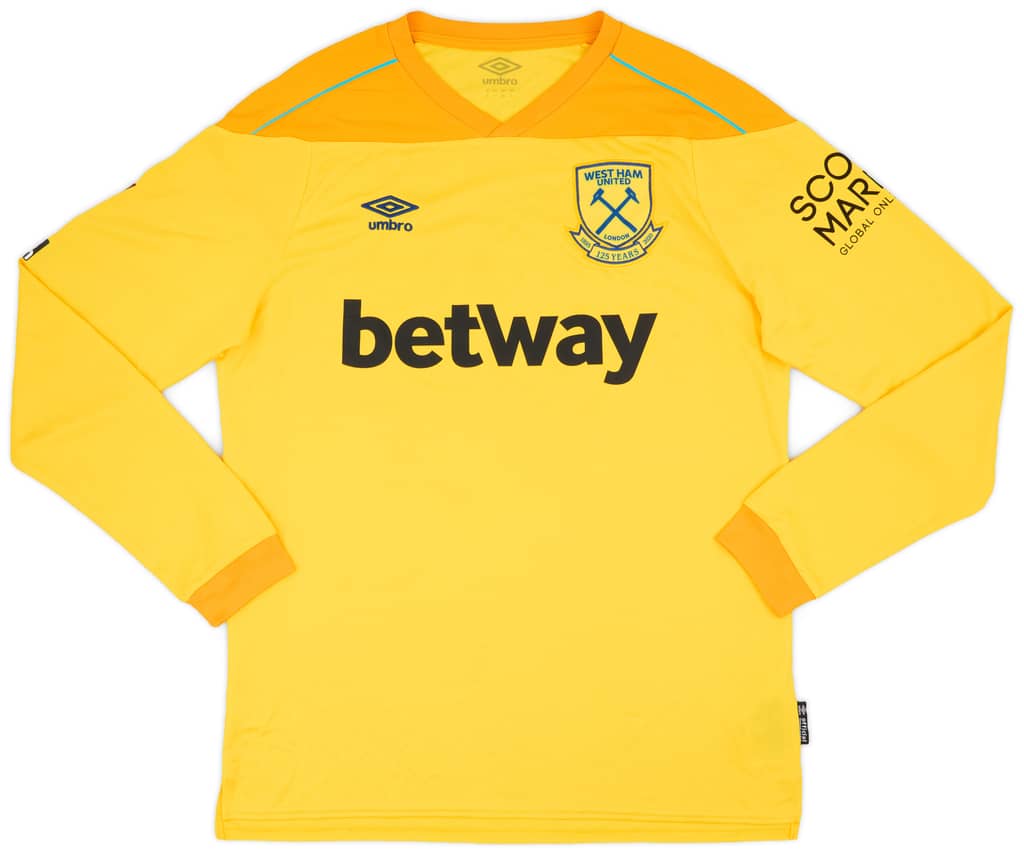 2020-21 West Ham Match Issue FA Cup GK Shirt Martin #25