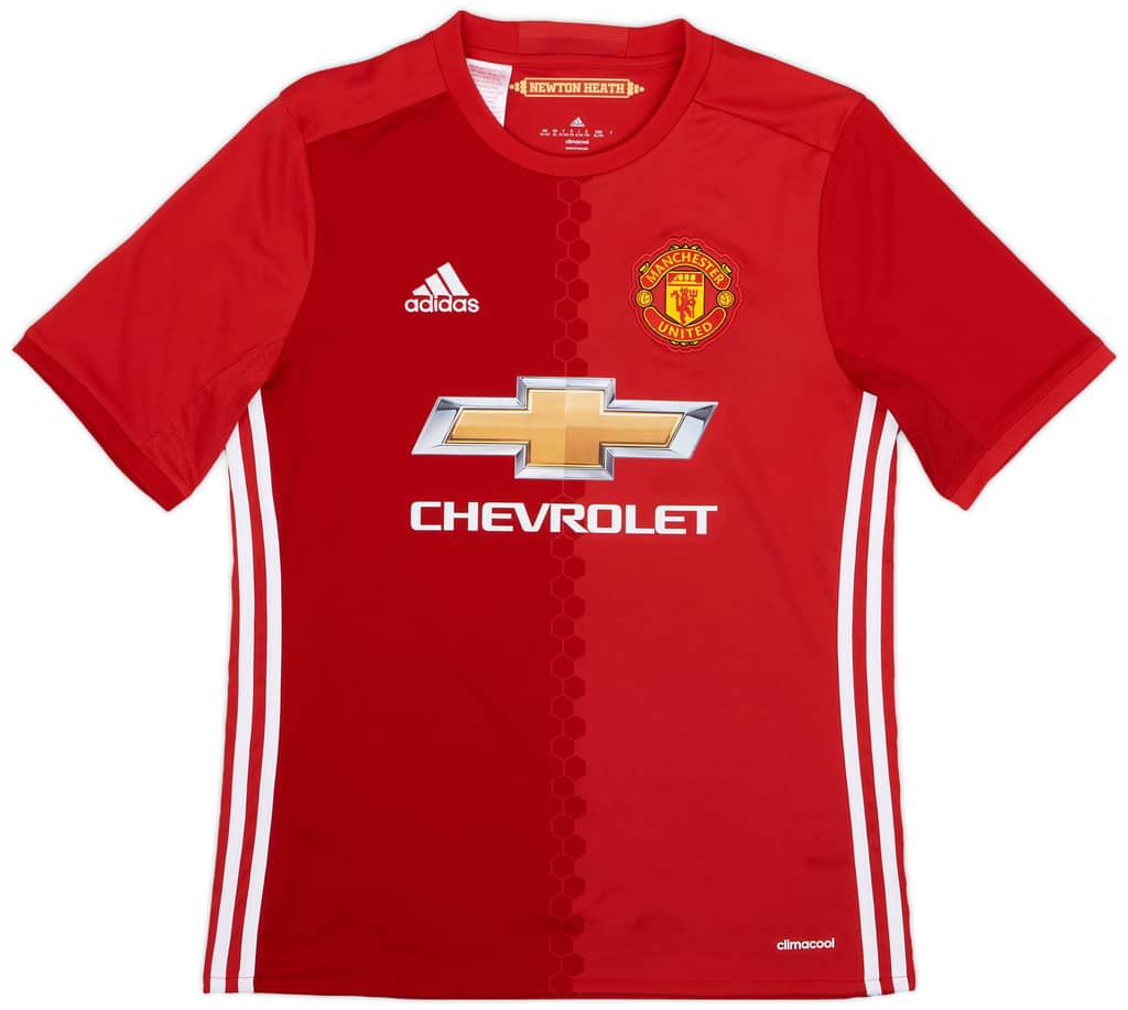 2016-17 Manchester United Home Shirt - 9/10 - (XL.Boys)