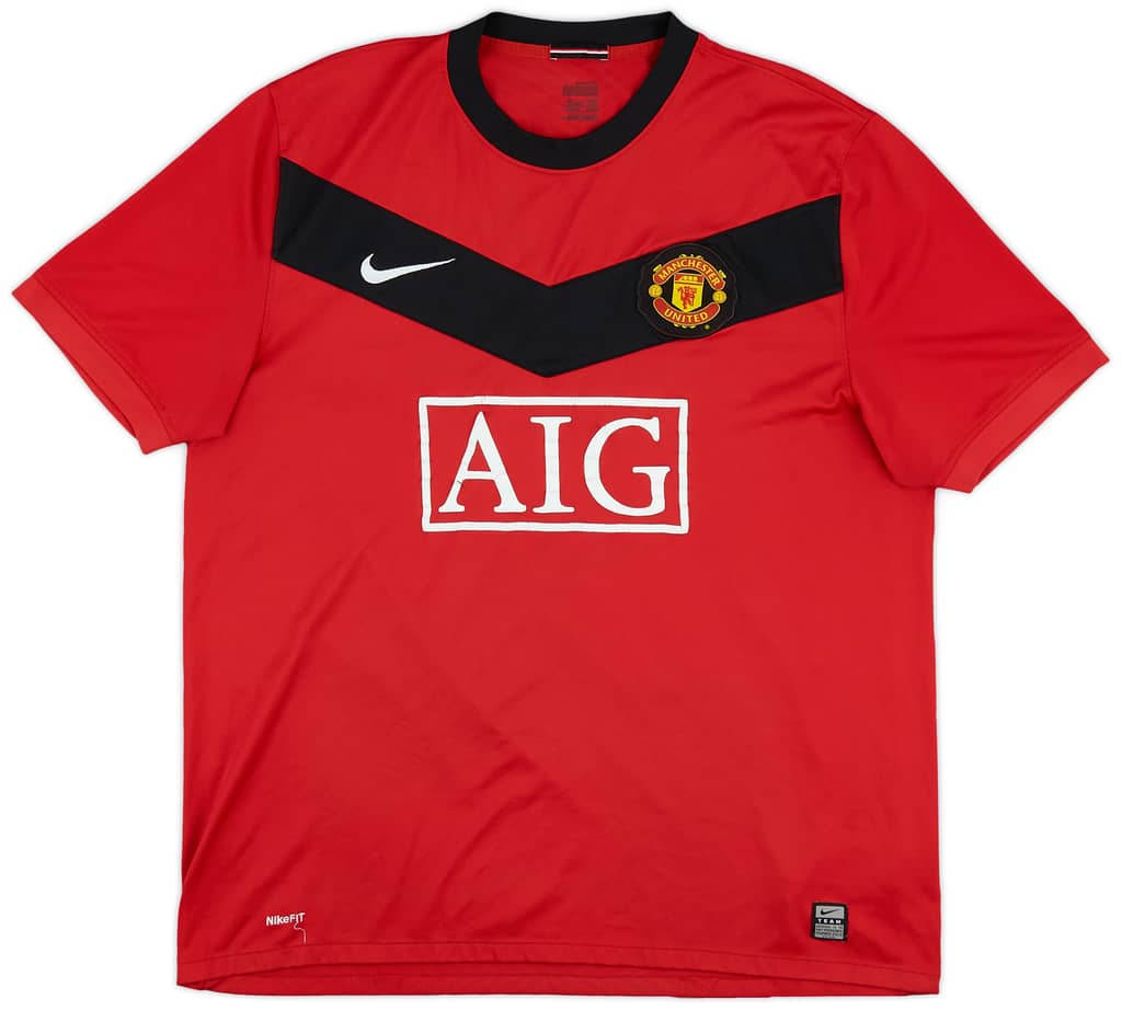 2009-10 Manchester United Home Shirt Rooney #10 - 6/10 - (XL)