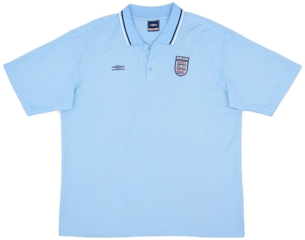 2002-03 England Umbro Polo Shirt - 8/10 - (XL)