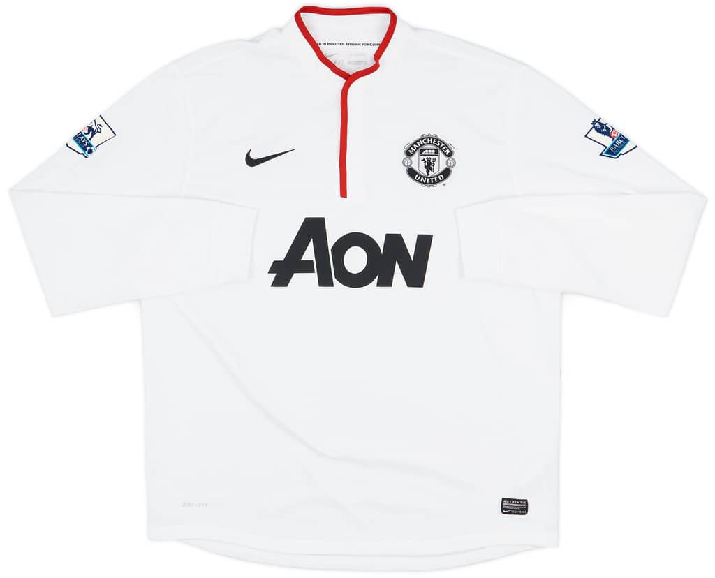 2012-14 Manchester United Away L/S Shirt v.Persie #20 - 8/10 - (XL)
