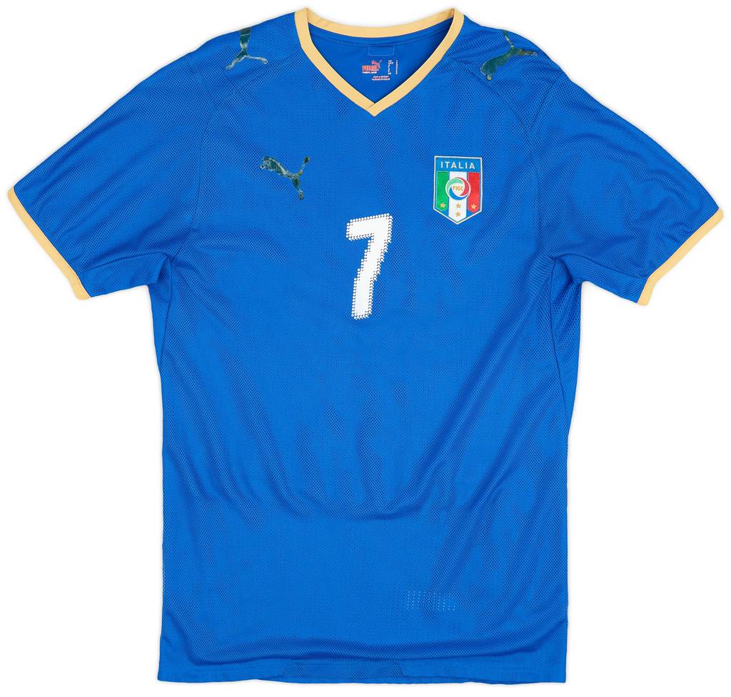2007-08 Italy Home Shirt Del Piero #7 - 6/10 - (S)