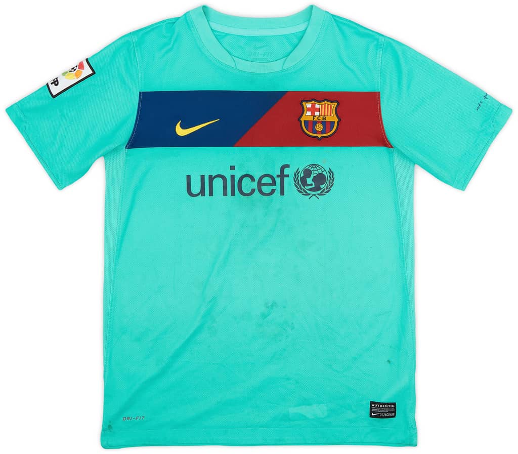 2010-11 Barcelona Away Shirt - 5/10 - (L.Boys)