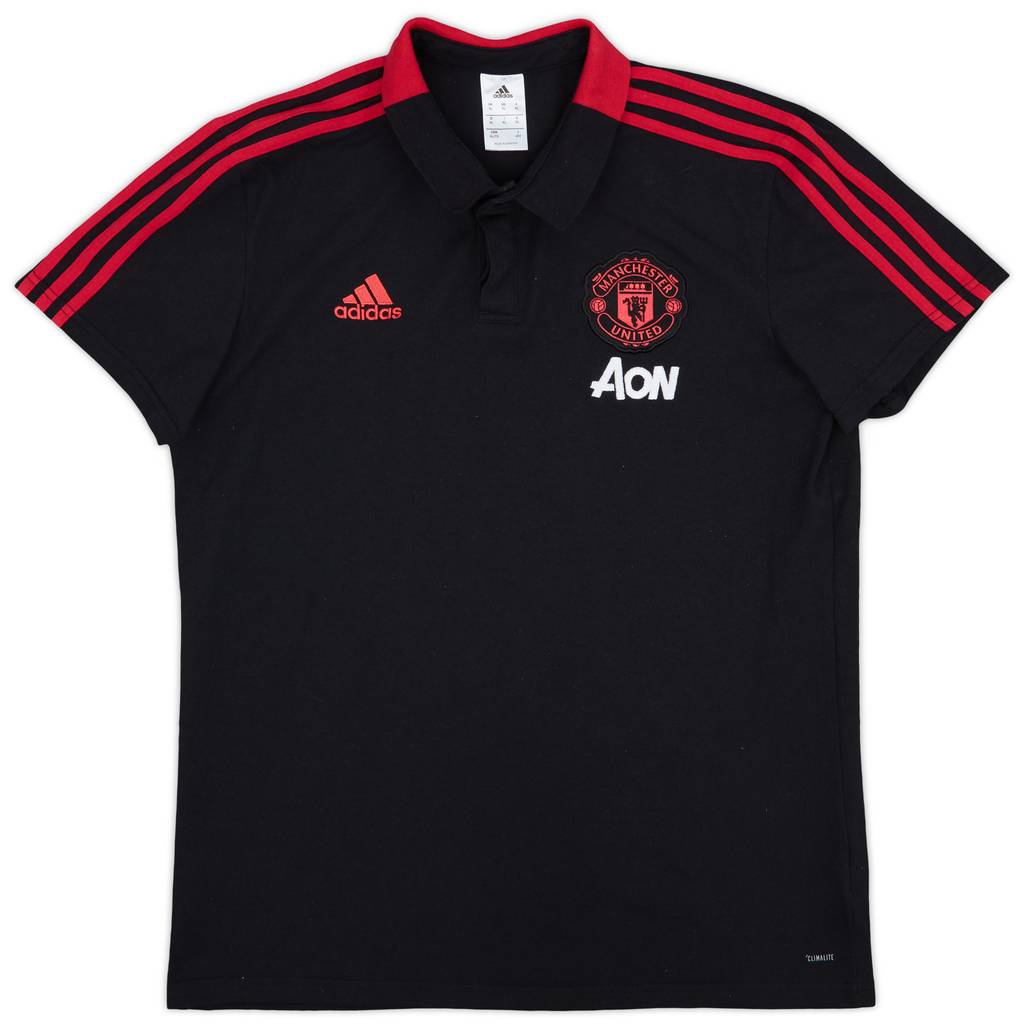 2018-19 Manchester United adidas Polo Shirt - 8/10 - (XL)