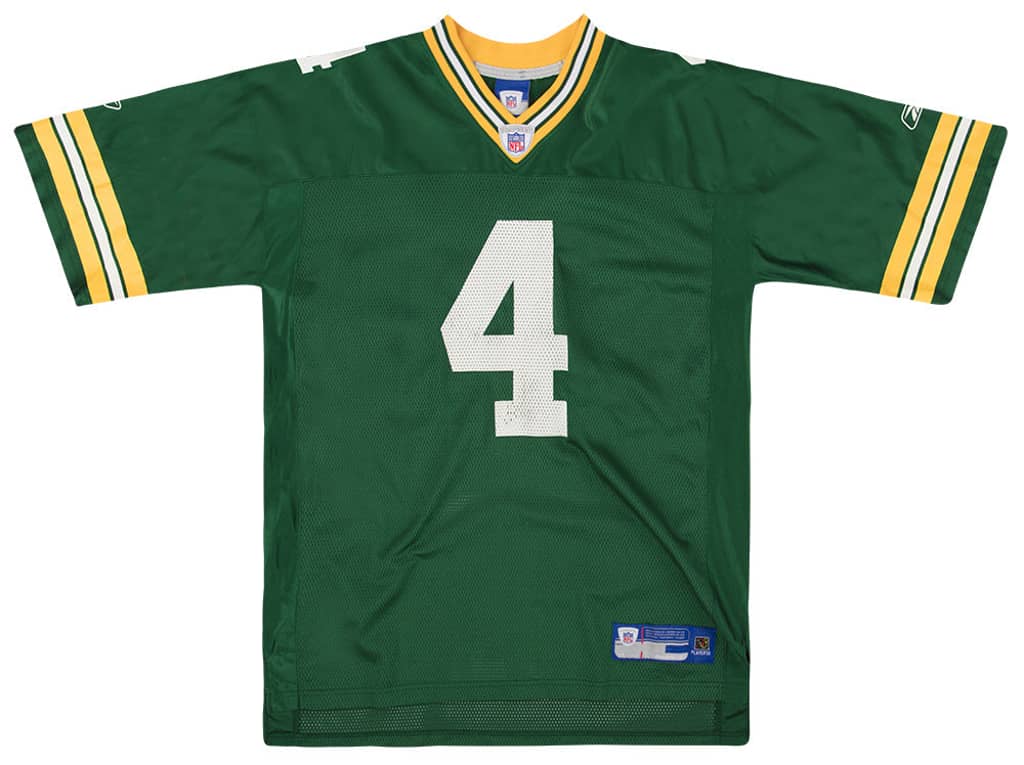 2005-06 Green Bay Packers Favre #4 Reebok On Field Jersey (Home) XL