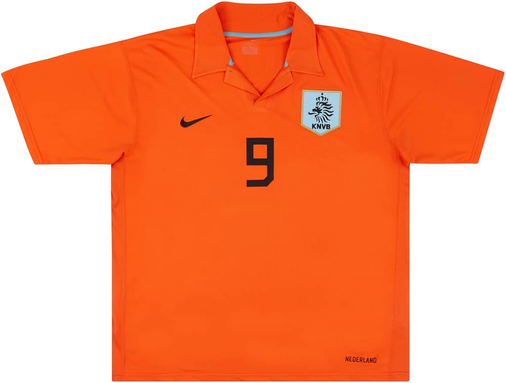 2006-08 Netherlands Home Shirt V.Nistelrooy #9 - 6/10 - (S)