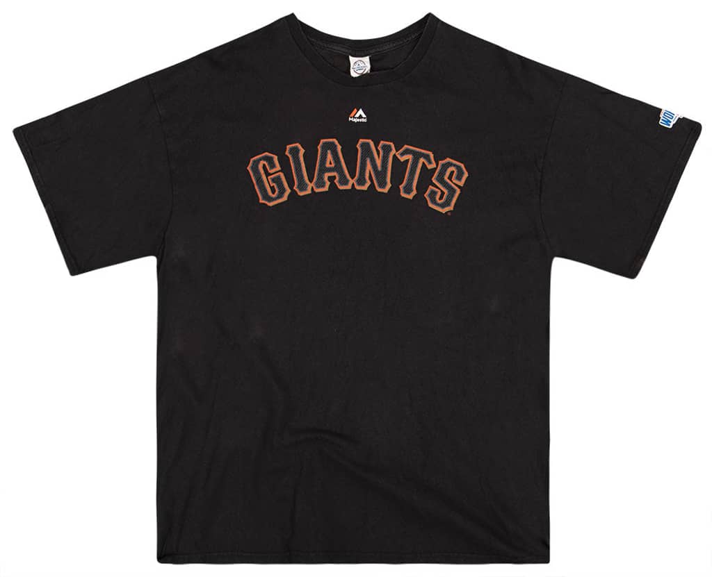 2014 San Francisco Giants Panik #12 World Series Majestic Tee XXL