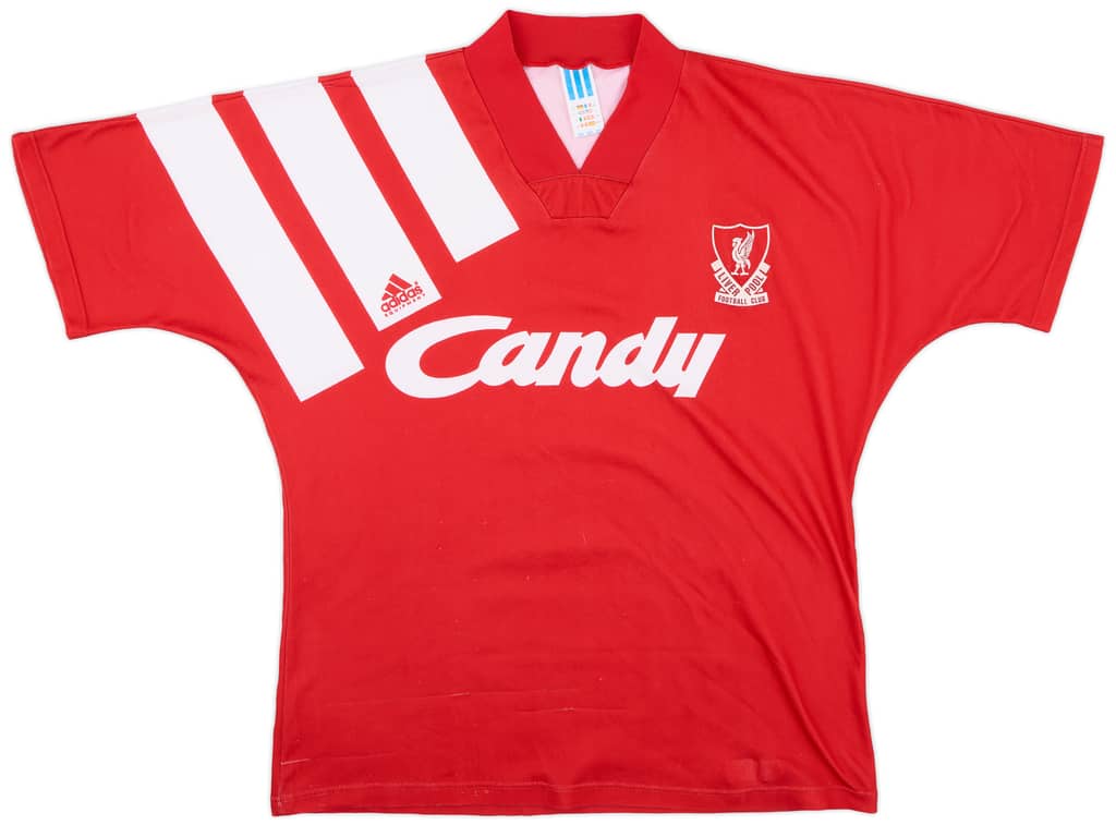 1991-92 Liverpool Home Shirt - 7/10 - (L/XL)