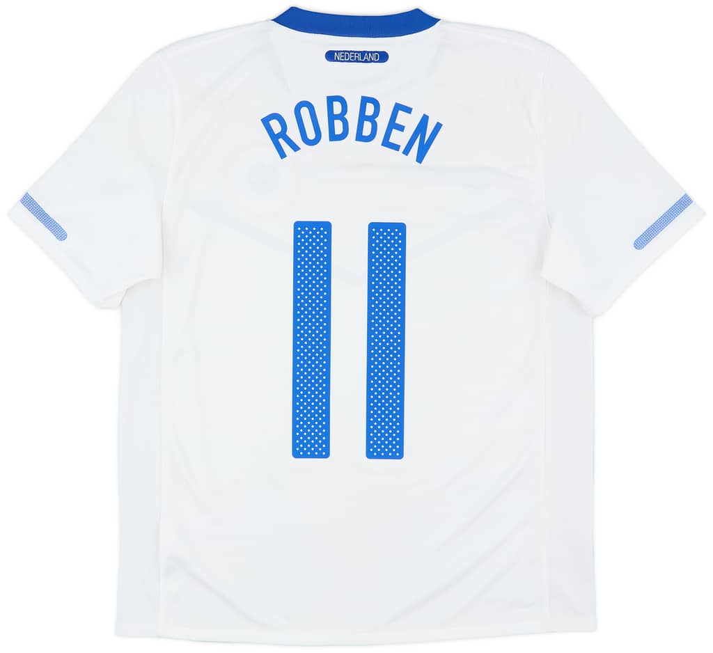2010-11 Netherlands Away Shirt Robben #11 - 6/10 - (M)