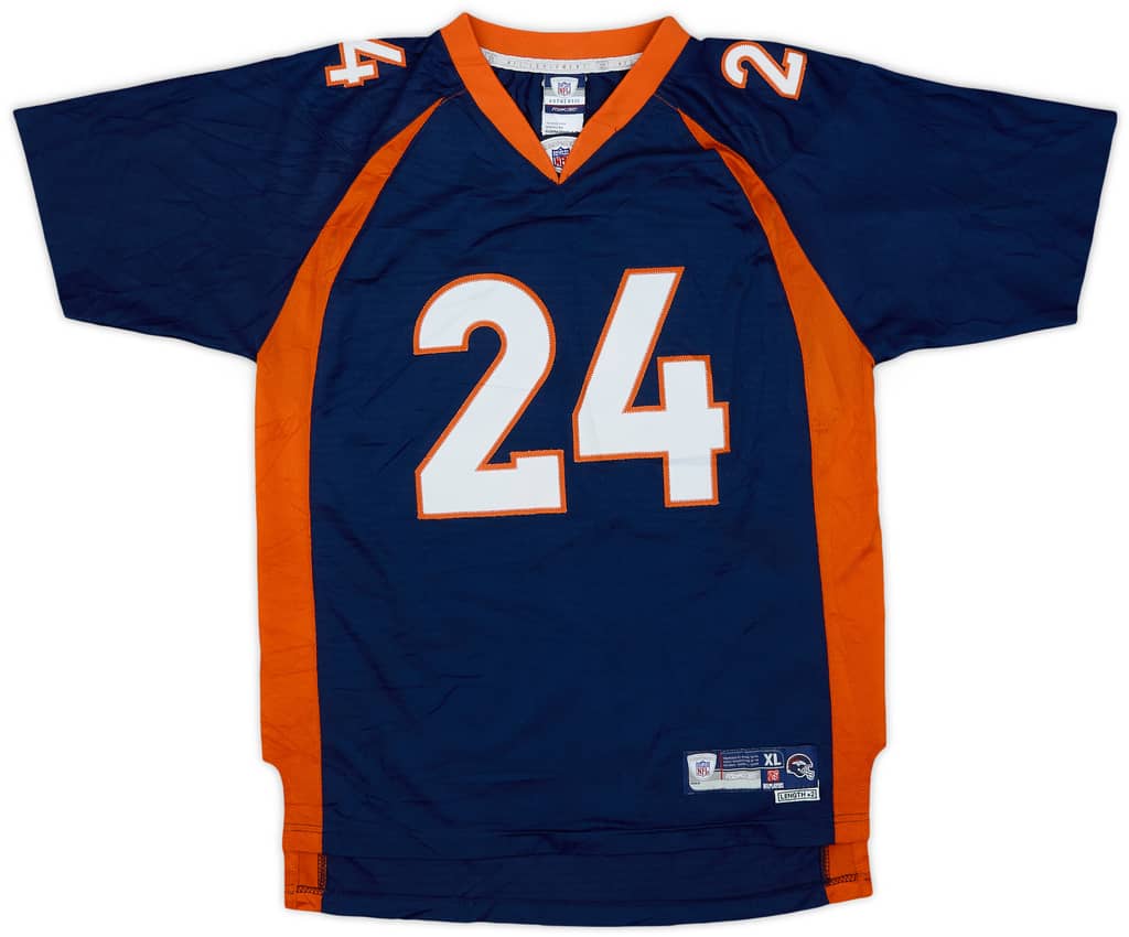 2007 Denver Broncos Bailey #24 Reebok Premier Home Jersey - 6/10 - (XL.Boys)