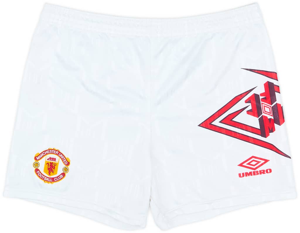 1992-94 Manchester United Home Shorts - 7/10 - (S)
