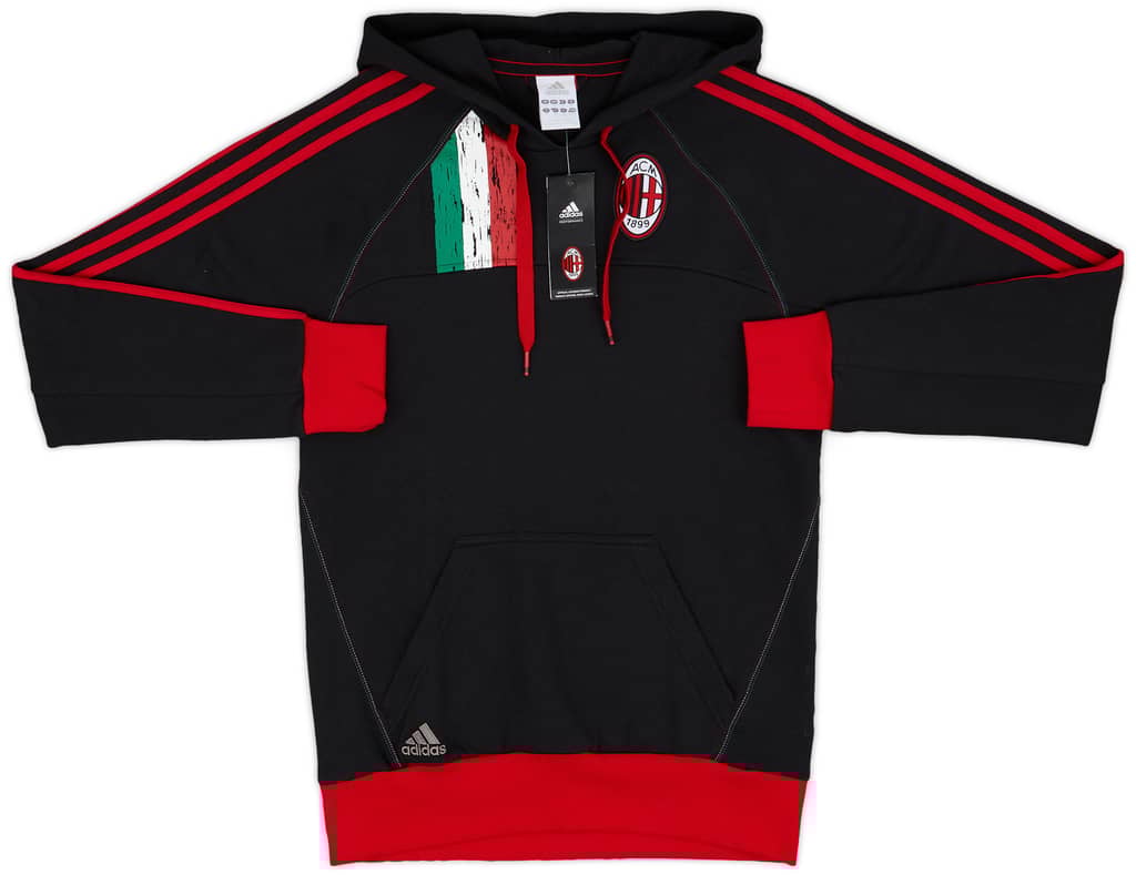 2012-13 AC Milan adidas Hooded Sweat Top (XS)