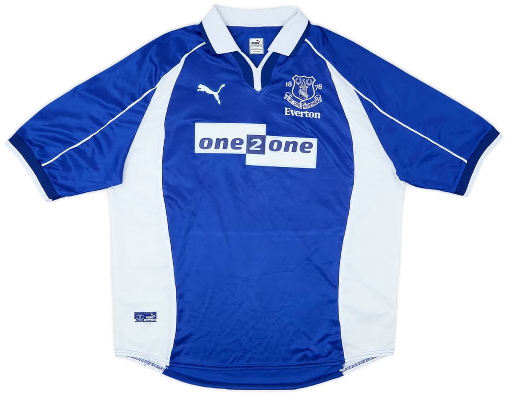 2000-02 Everton Home Shirt Alexandersson #7 - 6/10 - (XL)