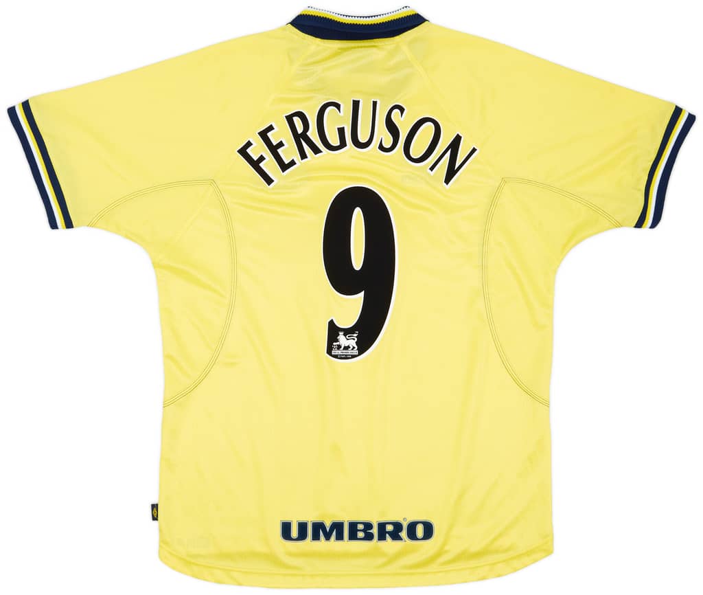 1998-99 Everton Third Shirt Ferguson #9 - 6/10 - (L)