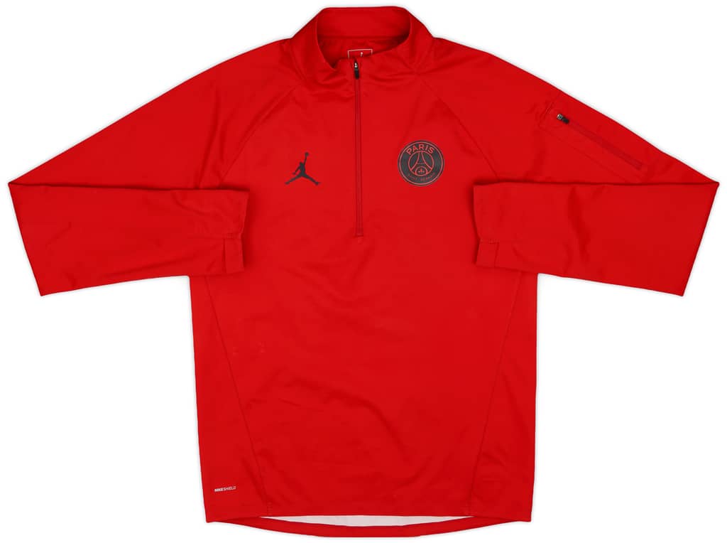 2018-19 Paris Saint-Germain Jordan 1/4 Zip Drill Top - 8/10 - (S)